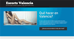 Desktop Screenshot of escortsenvalencia.info