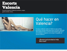 Tablet Screenshot of escortsenvalencia.info